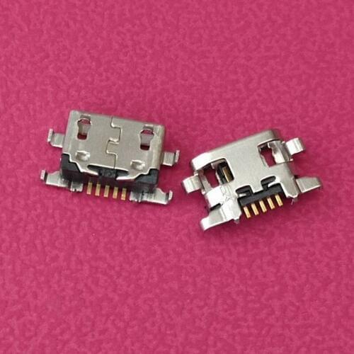 50pcs Mini Micro USB Jack Charging Socket Port Connector power plug dock For Lenovo K6
