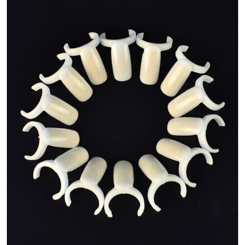 50pcs Nail Art UV Gel Polish Varnish Color Display Coloring Showing Props French False Ring Tips Set Salon Bottle Accessory Kits