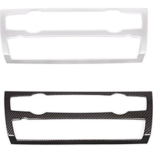 Car Air Conditioner Volume Decoration Button Frame Trim Accessories for BMW-X5 E70 2008-2013