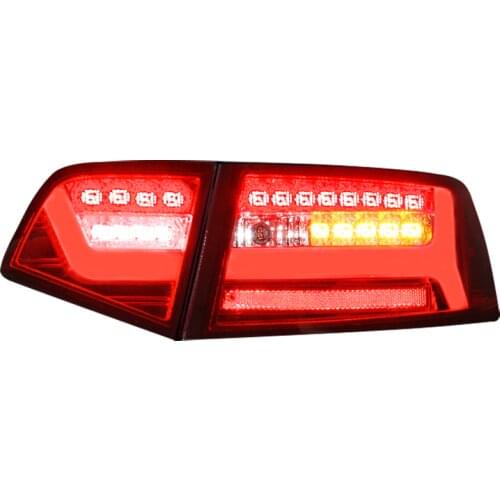 Car Styling Tail Lamp for Audi A6 Tail Lights 2009-2012 A6L C6 LED Tail Light Signal LED DRL Stop Rear Lamp Accessories
