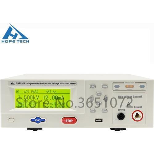 CHT9922 AC/DC Hipot Tester Test AC/DC Withstanding Voltage, Leakage Current and Insulation Resistance
