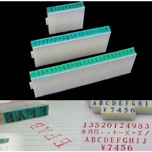 DIY Paper Work Diary Alphabet Number Symbol Seal Chapter Stamp Album Wedding Letter Seal Chapter Combination Ink Print New