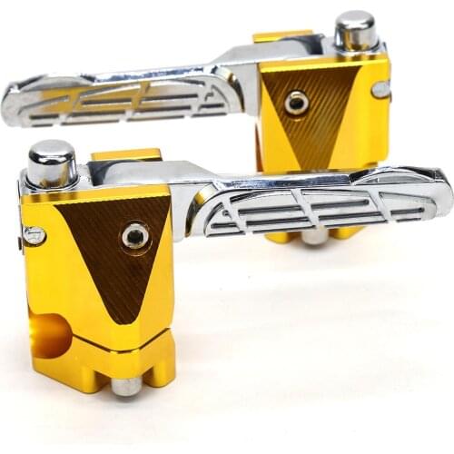 For Yamaha BWS125 RC150 Rear Foot Rest Peg Pedal Rearset Passenger Footrest RC 150 BWS 125 Scooter Motorcycle Accessories Chrome