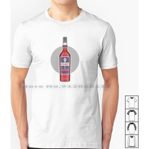 Select Aperitif T Shirt 100% Cotton Select Spritz Campari Prosecco Spritz Summer Drink Venice Venezia Select Spritz Liquor