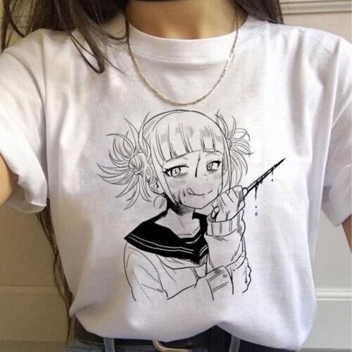 Anime My Hero AcademiaTshirt Unisex Cosplay Short Sleeve Casual Harajuku Cotton Round Neck Print Graphic Hip Hop Top Tees