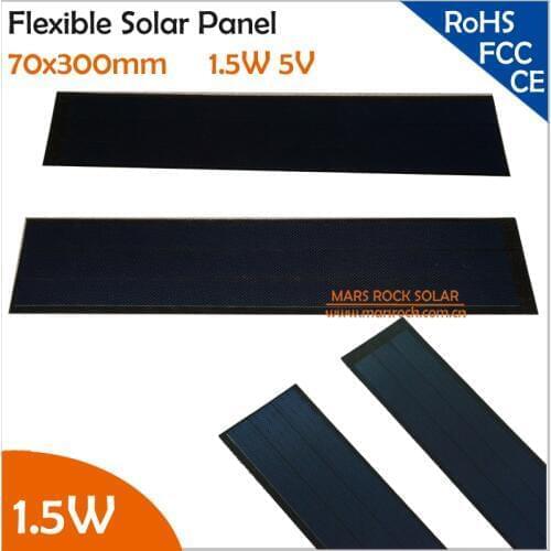 70x300mm 1.5W 5V flexible solar panel