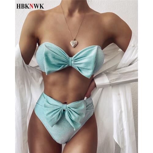 Блестящие купальники HBKNWK China At AliExpress