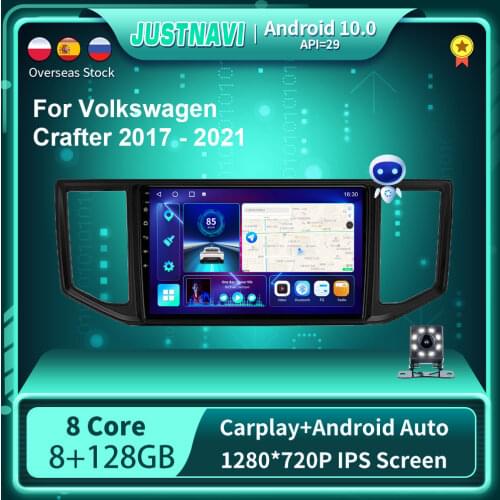 Android 10.0 Autoradio For Volkswagen Crafter 2017-2021 Car Radio Carplay 6G 128G Multimedia Video Player Navigation 4G No 2din