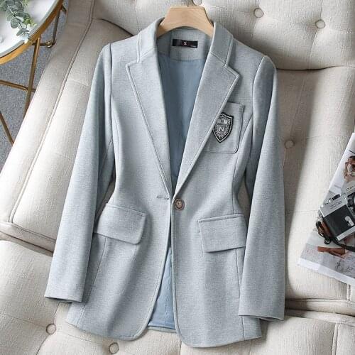 Korean autumn sports jacket womens oversized clothing Plaid sports jacket office womens jacket spring oversized clothing