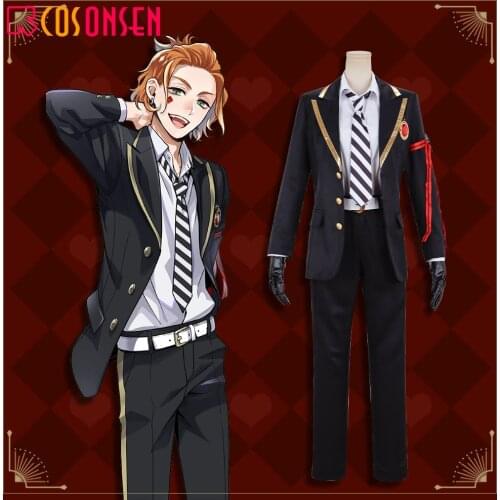 Twisted Wonderland Cater Cosplay Costume HEARTSLABYUL Uniform Alice in Wonderland Theme Adult Halloween Costumes COSPLAYONSEN