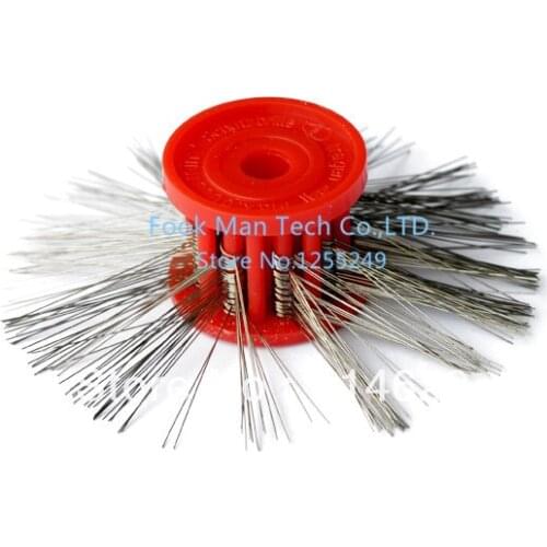 RED Color Wire Dia 0.3mm Jewlery Making Tools Matt Wire Brushes 3pcs/set