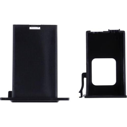 One Piece Battery Black Holder Case Box Compartment Cover Guitar Bass Pickup