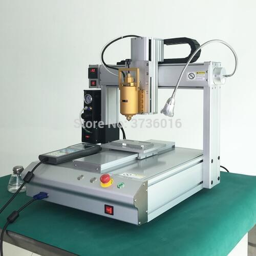 Glue Dispense Machine For Cold Press Glass With Frame Dispense Glue To Glass Or Frame For For Back Housing Logo
