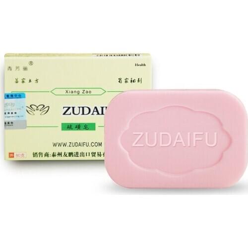 Skin condition acne, psoriasis, sebaceous Eczema anti-fungal bath soap health ECZEMA, Zudaifu soap