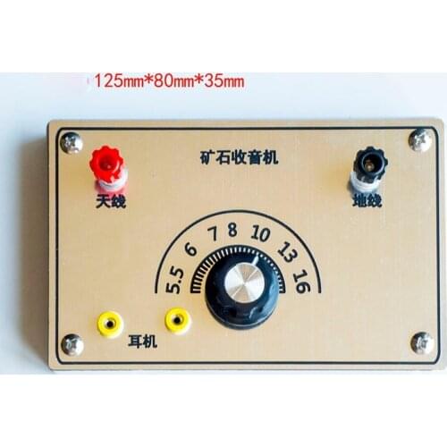 DIY kit of ore radio is easy to assemble by hand without welding and opening