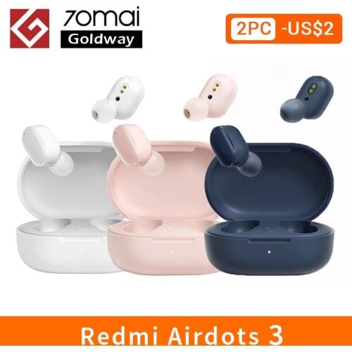 Xiaomi Redmi AirDots 3 Earphone Hybrid Vocalism Wireless Bluetooth 5.2 Mi True Wireless Headset CD-level Sound Quality