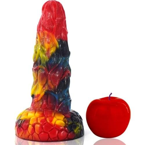 New Colorful Soft Silicone Huge Dildo Vagina Anal Butt Plug Strap Suction Cup Dildos Adult Erotic Sex Toys For Women 18