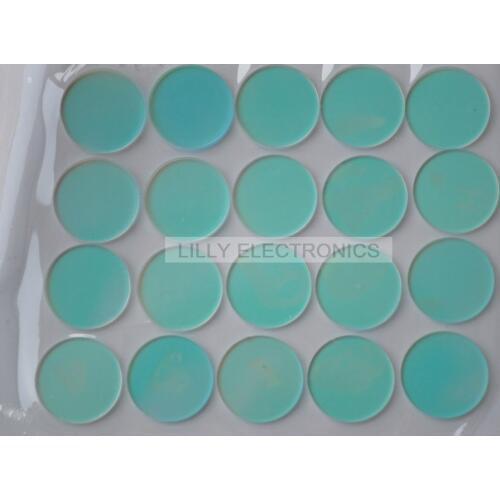 2pcs RGB Optical Laser Lens Pass Green Reflect Red 15mm Diameter Glass Mirror