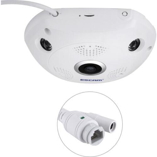 ESCAM QP180 1.3MP 960P 360 Degree Panoramic PTZ IP Camera