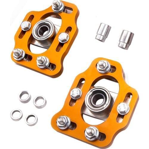 Adjustable Top Camber Plate Pair Front for Ford Mustang 1980-1988 Caster Mount