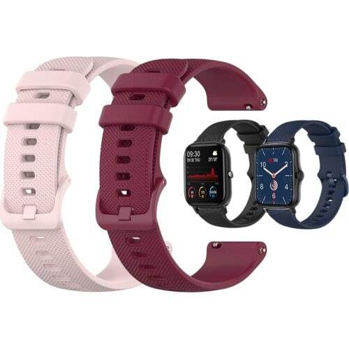 For COLMI P8 Plus Silicone Strap Wristband Smart Watch Band For COLMI P9 P12 Land/V23 Pro Watchband Bracelet Replace Accessories