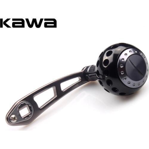 2019 Kawa Aluminum Alloy Reel Handle, Fishing Reel Accessory, 8x5mm,for Abu and Daiwa, 54g, Left and Right Hand Can Exchange