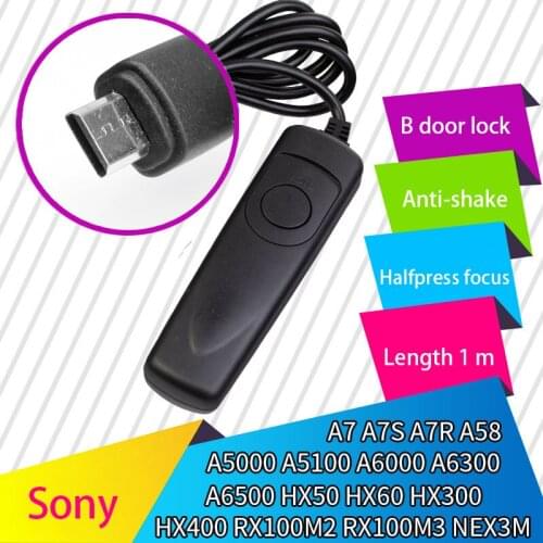 BIZOE shutter release time-lapse photography Sony A9 A7r2 M2 A7M3 R4 RX100M6 M4 M3 Micro single A6600 A6500 A6400 A6300 A6000