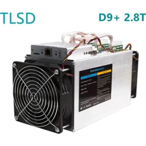 TLSD Used Innosilicon D9+ 2.8T Bitcoin Mining Machine with Power Supply
