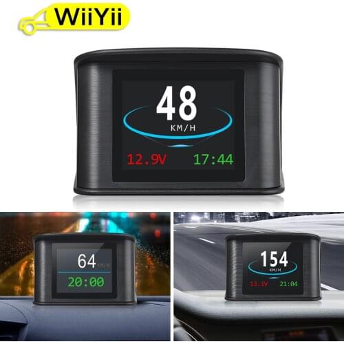 WIIYII HUD T600 head up display GPS Computer Car Digital Driving Speedometer Mileage Fuel Voltage
