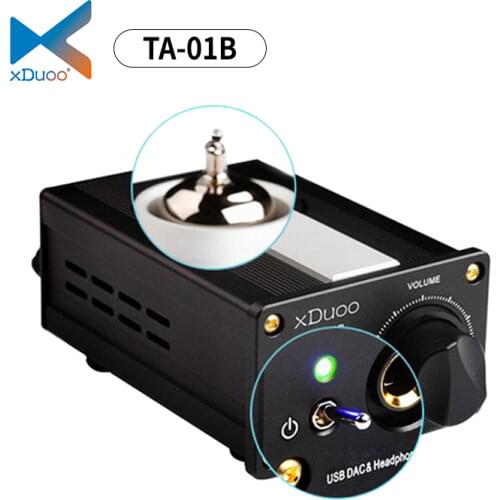 XDUOO TA-01B 12AU7 Tubes Amplifier High Performance HIFI USB DAC Tube Headphone Amplifier