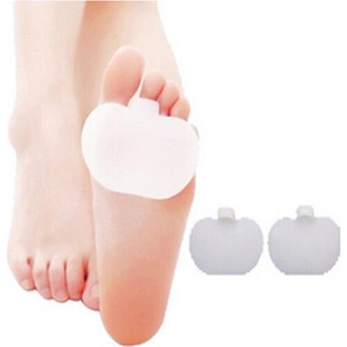 2pcs thick Medical Silicone Toe Pads Gel Forefoot Pad Feet Care High heels footPad Half Insole Foot Care Sore Feet Pain Pedicure