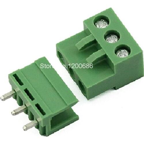 3pin 5.08 Connector Terminal Connector plug Terminal Blocks Connector 5.08 male-female Connector Terminal