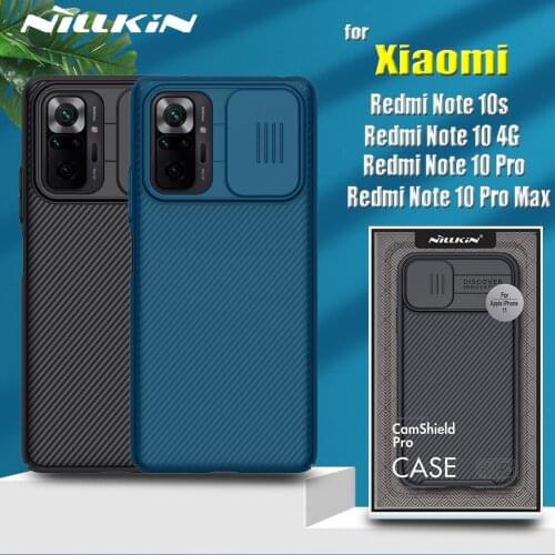 Nillkin Case for Xiaomi Redmi Note 10 Pro Max Slide Camera Protection Cases Lens Protect Privacy Back Cover on Redmi Note 10s