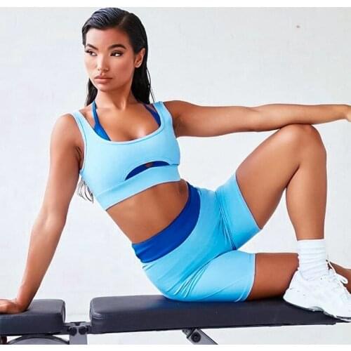 CXUEY Street Hipster Sport Outfit for Woman Fitness Suit Hollow Vest Hip Hop Workout Clothes Gym Overalls Active Wear Sportswear