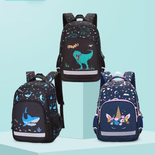 Kids Backpack Primary School Bags For Students Boys Girls Orthopedic Backpacks Waterproof Schoolbags Bookbag Mochila Infantil