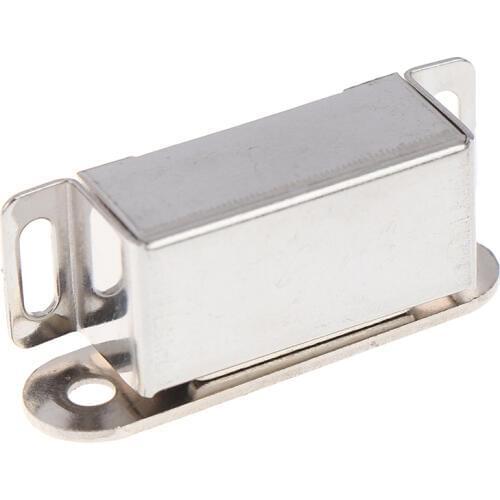 High Quality 45mm Stainless Steel Door Catch, Heavy Duty Magnet Latch Cabinet Catches for Cabinets Shutter Closet Furniture Door