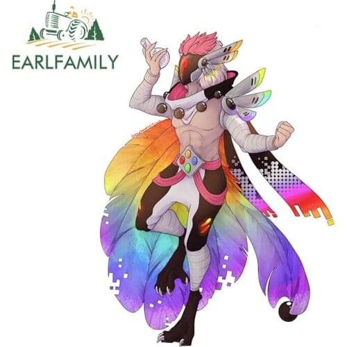 EARLFAMILY 13cm x 9.3cm for Lol Skin Car Stickers Creative Decals Motorcycle Skateboard Waterproof Occlusion Scratch Funny Decor