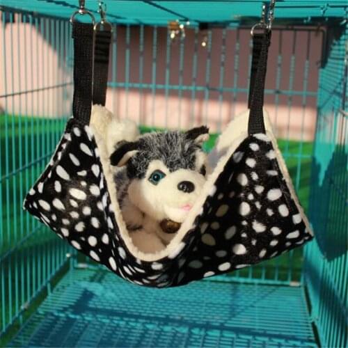 Pet Hammock Hanging Beds Breathable Double-Sided Usable Cat Hanging Bed Soft And Comfortable Warm Bed Pet Supplies
