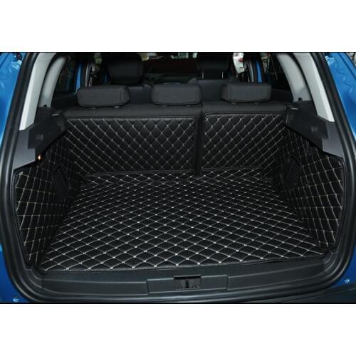 Good quality! Custom special car trunk mats for Renault Captur 2019-2014 waterproof cargo liner mat boot carpets for Captur 2017