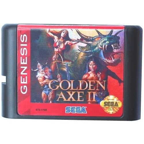 Golden Axe II 16 bit MD Game Card For Sega Mega Drive For Genesis