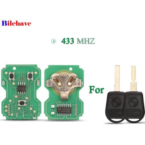Bilchave 3 Buttons 433Mhz Without ID Chip Remote Car Key Circuit Board Fob For BMW Z3 E31 E32 E34 E36 E38 E39 E46 Z3i