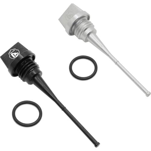 Engine Oil Dipstick Aluminum Billet Polished For Yamaha Banshee 350 YFZ350 350cc 1987-2006 2007 2008 2009
