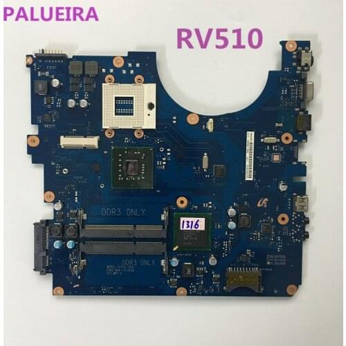 PALUBEIRA For Samsung RV510 Laptop Motherboard BA92-06564A BA92-06564B BA41-01323A DDR3 MainBoard 100% Tested Fast Ship