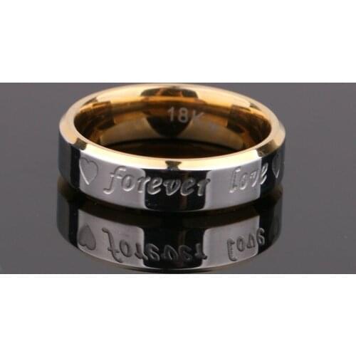 Fashion Trend Couple Ring Classic Romantic Eternal Love Plating Ring Engagement Ring Irish Ring Ring 388534 Wedding Bands Letter