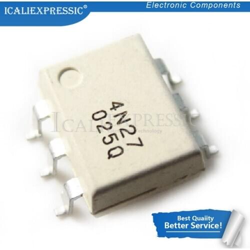 10PCS EL4N27 4N27 DIP-6 SMD-6 optocoupler opto coupler original authentic In Stock