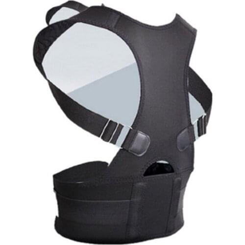 Shoulder Orthotics Back Posture Corrector Support Brace Correction Belt Lumbar Support Corset for Men/ Women/Students XXL