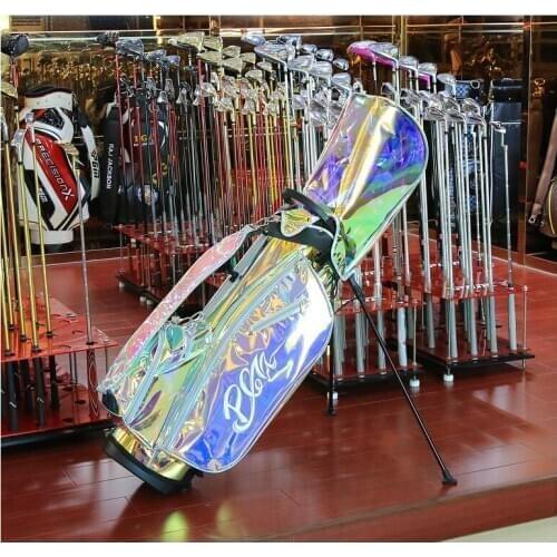PGM 2020 New Style Golf Rack Bag Waterproof Womens Lightweight Support Bag Colorful Transparent Caddie Bag 125cm
