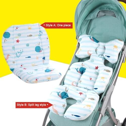 Baby Stroller Seat Cushion Thick Warm Car Seat Pad Cotton Sleeping Mattresses Pillow For Carriage Infant Pram Accessory