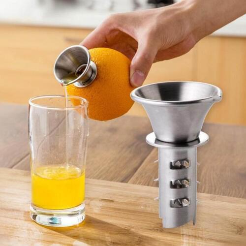 Lemon Squeezer Portable Kitchen Gadgets Stainless Steel Lemon Juicer Fruit Tools Cooking Accessories Manually Fresh Citrus Juice