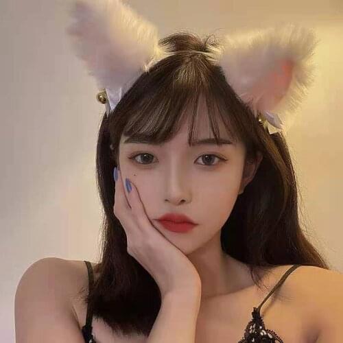 1PC Fashion Style Women Girls Plush Cute Tox Cat Ears Hairband Headband Female Girls Korean Sweet Sexy Hair Accessories Headwear